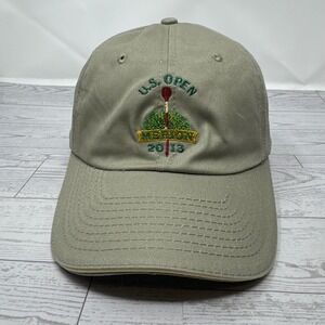 USGA Member 2013 U.S. Open Merion Golf‎ Hat Mens Khaki Tan Adjustable Dad Cap
